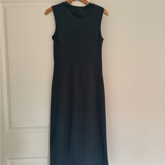 Nordstrom Rack brand women’s gray blue twist front midi sleeveless dress SMALL - Picture 6 of 6